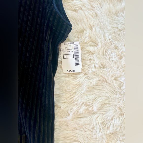 EMPORIO ARMANI NWT Ribbed Velvet Stretch, Front Zip Cotton Blend Vest Size L(&M) - Picture 9 of 11